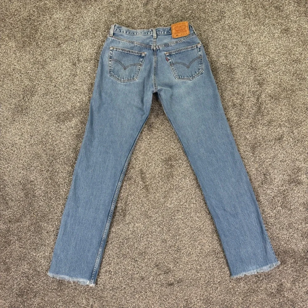 Vintage Levis 501xx Button Fly Straight Leg Raw Hem Jeans Mens 33x36 Fit 30x33.5 - Picture 2 of 14